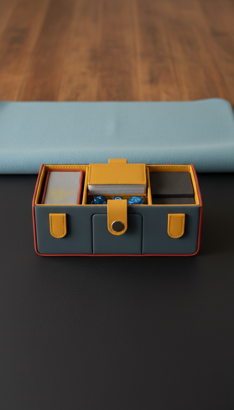 Modular Vegan Leather Deck Box